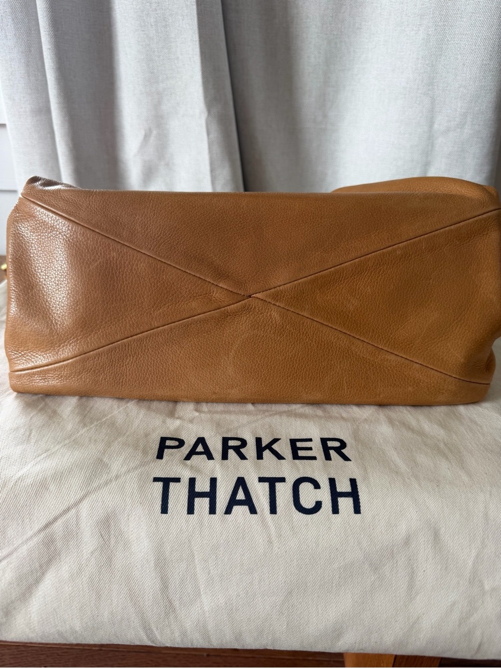 Heritage Broken-In Leather Shoulder Bag — Tan - Picture 9 of 11